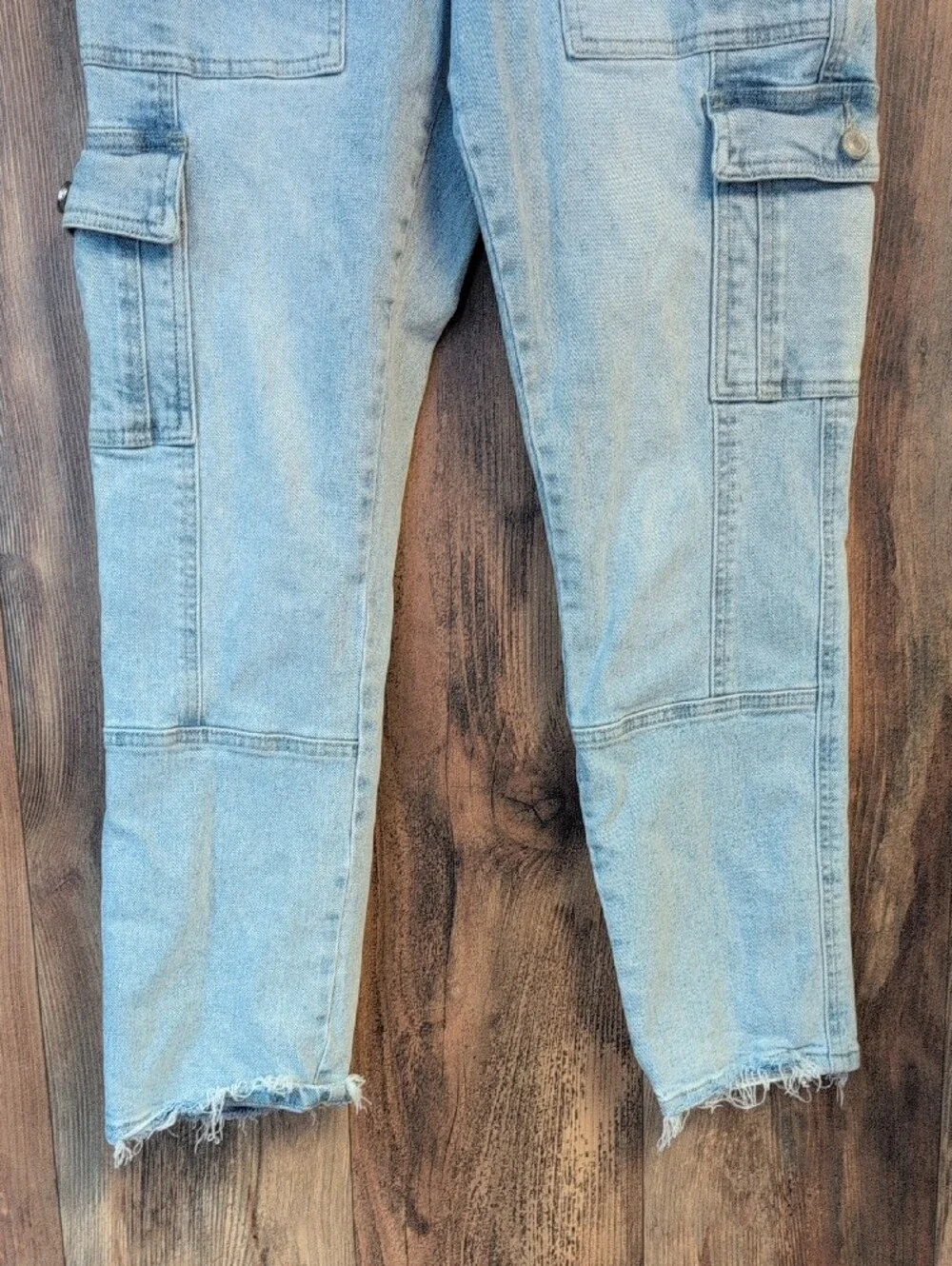 KanCan Slim Straight Ankle Crop Winston Cargo Jeans 1/24           631A